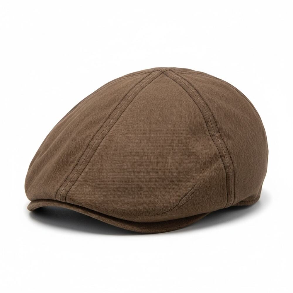 Vintage Crown Co. Unisex Brown Cabbie Newsboy Hat Men's Women's S/M